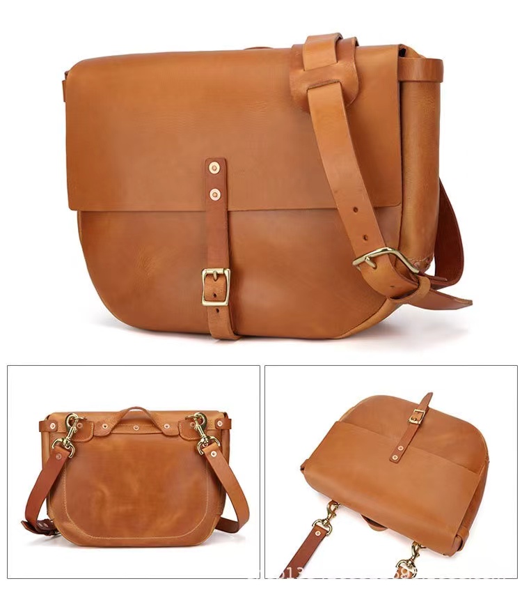 イタリアスモールレザーのワンショルダーバッグ