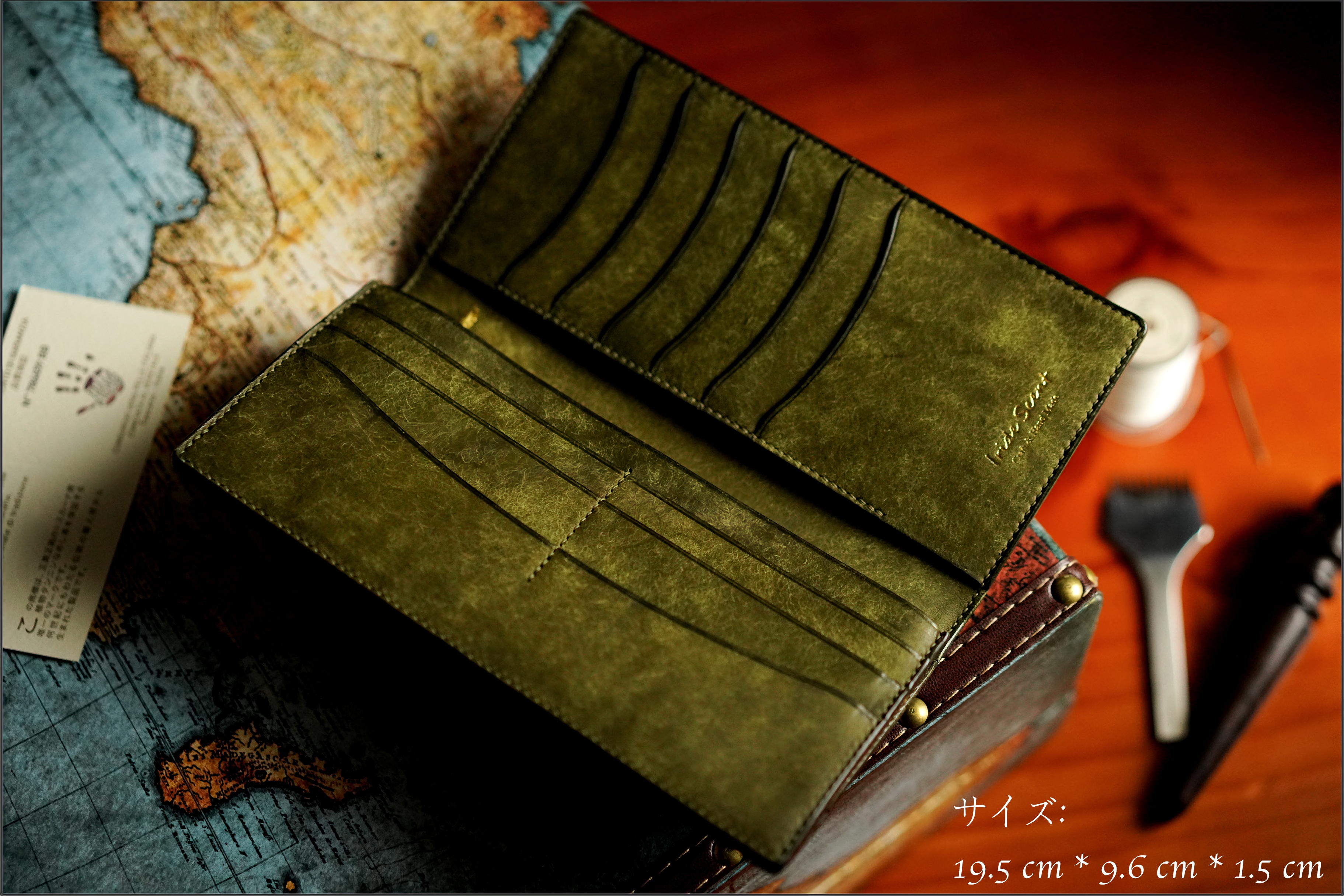 財布 メンズ 長財布 二つ折り