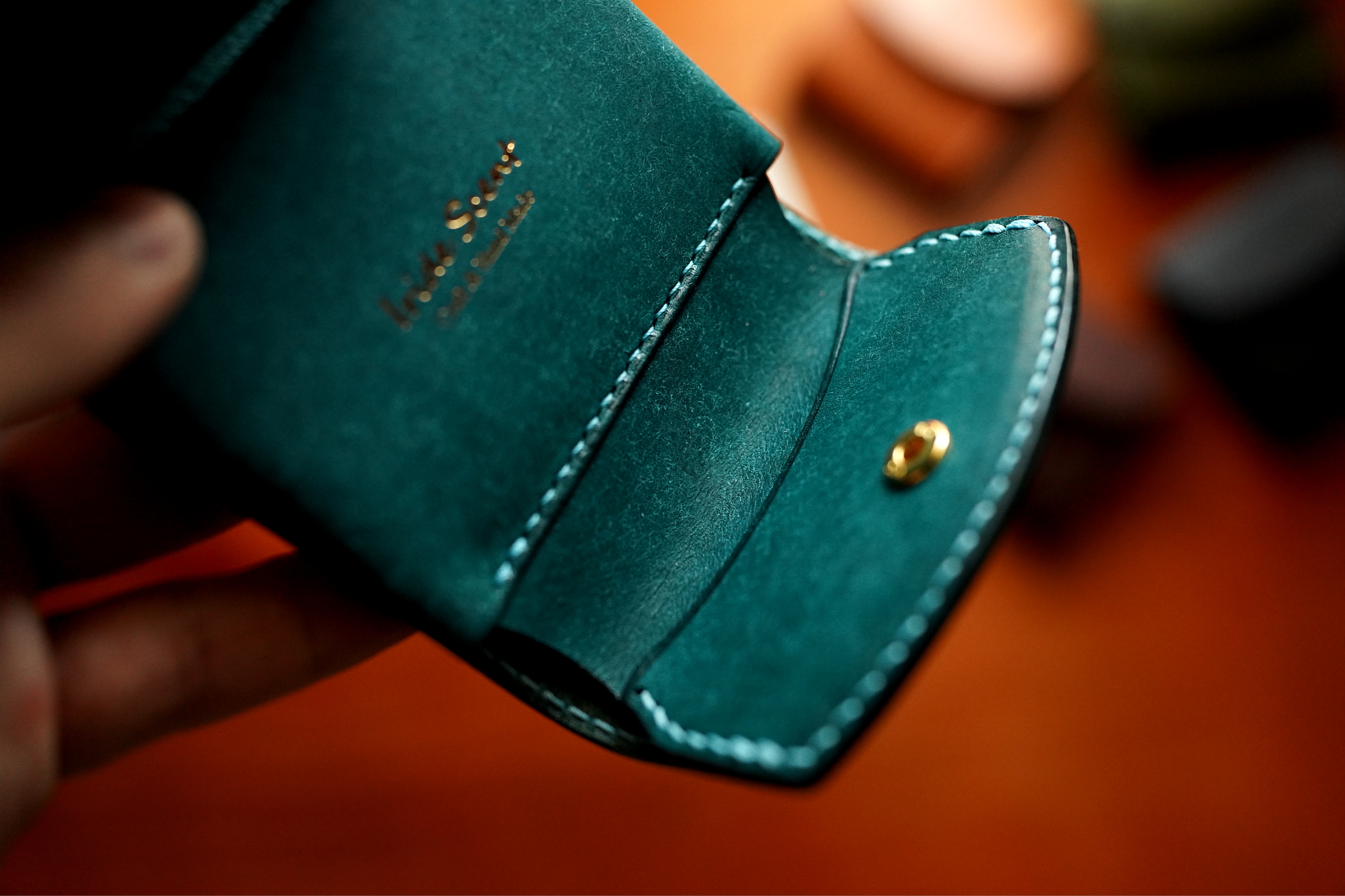 イタリアンレザー「プエブロ」三つ折り ミニ 小さい財布 