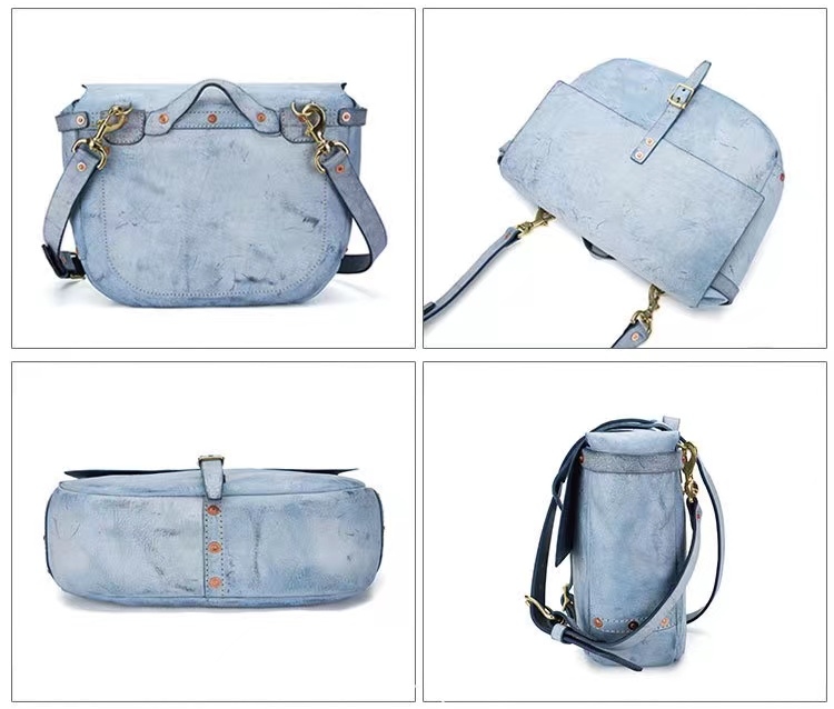 イタリアスモールレザーのワンショルダーバッグ