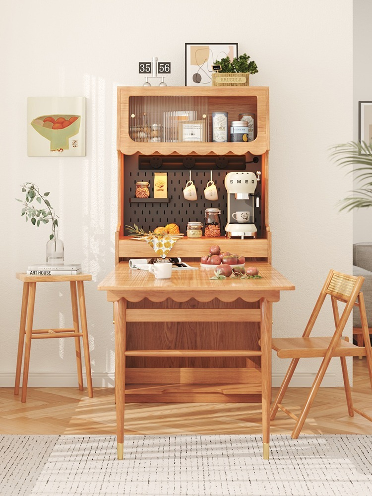 Folding dining table and chairs combination, modern and simplistic, suitable for small households-Smart-Living