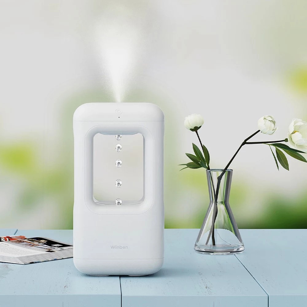 Winben Anti Gravity Water Drop Air Humidifier with LED Ambiance Backlight-Smart-Living