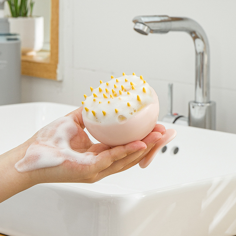 Smart-living Japanese Style Silicone Soft Head Scalp Massage Anti Dandruff Shampoo Washing Hair Comb and grip -NC -A0569-Smart-Living