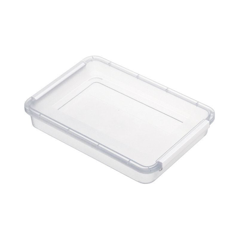 Smart-living household file document book multi purpose functional desk organizer storage box with clip cover-Smart-Living