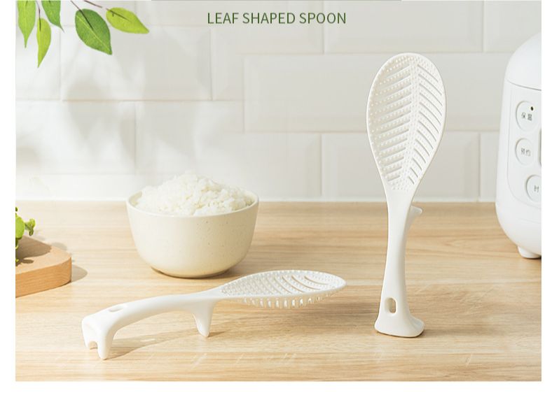 Smart-Living Household Kitchen Fish-Shaped Non-Stick Draining Vertical-stand Rice Soup Spoon -NC -A0197-Smart-Living
