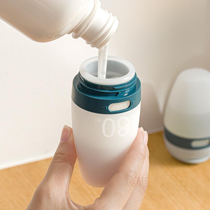Nachum squeeze type silicone dispensing bottles wholesale 50ml80ml home travel portable lotion storage bottles-Smart-Living