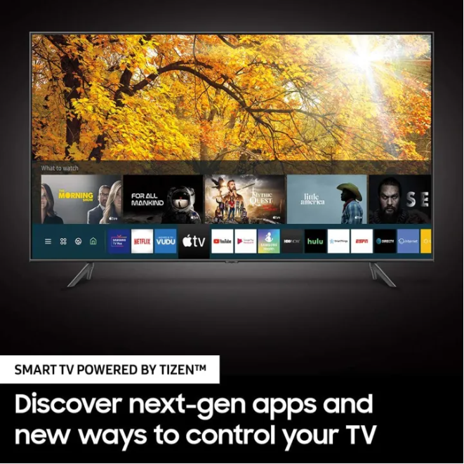 SAMSUNG 50inch 55inch 65inch 75inch Crystal UHD 55TU8000 65TU8000 75TU8000 4K UHD HDR Smart TV with Alexa Built-in-Smart-Living
