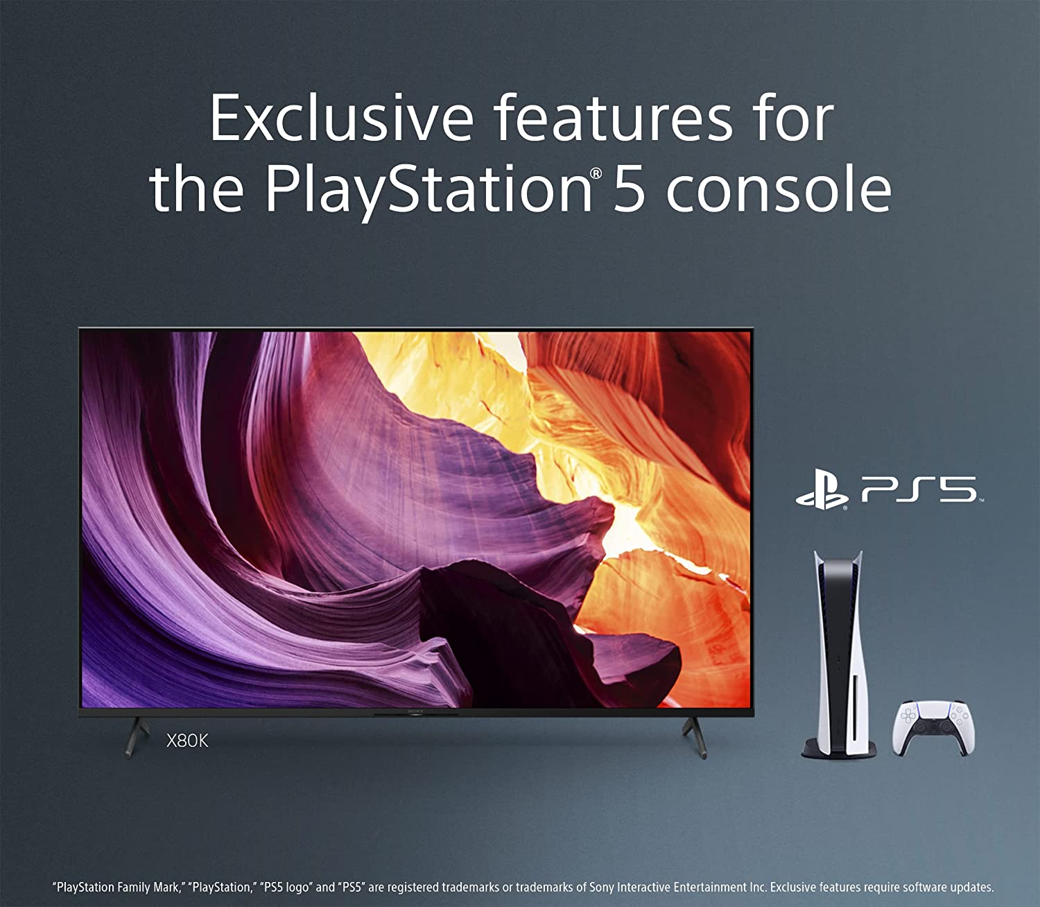 Sony 43X80K 50X80K 55X80K 65X80K 75X80K 85X80K Inch 4K Ultra HD TV X80K Series: LED Smart Google TV with Dolby Vision HDR - 2022 Model-Smart-Living