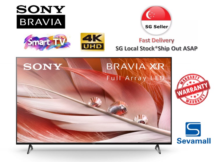 Sony X90J 50inch 55inch 65inch 4K UHD GOOGLE TV 50X90J 55X90J 65X90J 75X90J BRAVIA XR Full Array LED 4K Ultra HD Smart Google TV with Dolby Vision-Smart-Living
