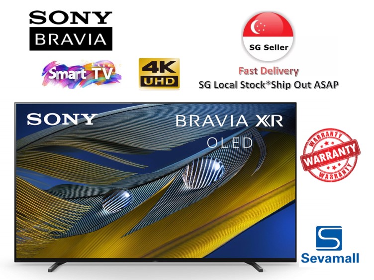 Sony A80J OLED TV BRAVIA XR OLED 4K Google TV with Dolby Vision HDR and Alexa Compatibility 55A80J 65A80J 77A80J-Smart-Living