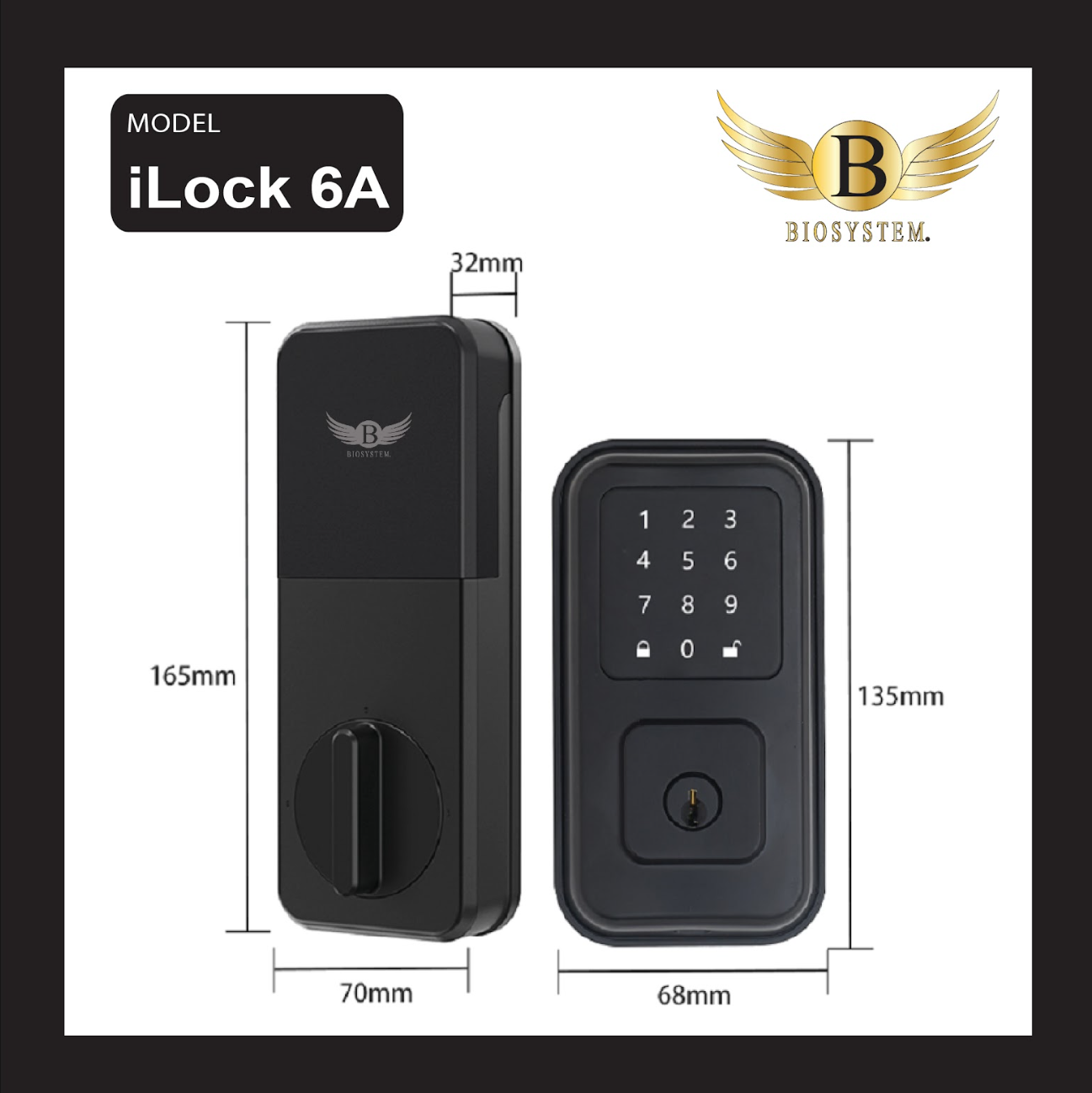 Biosystem iLock 6 series Digital Door Lock [Evergreen Stationery]-Smart-Living