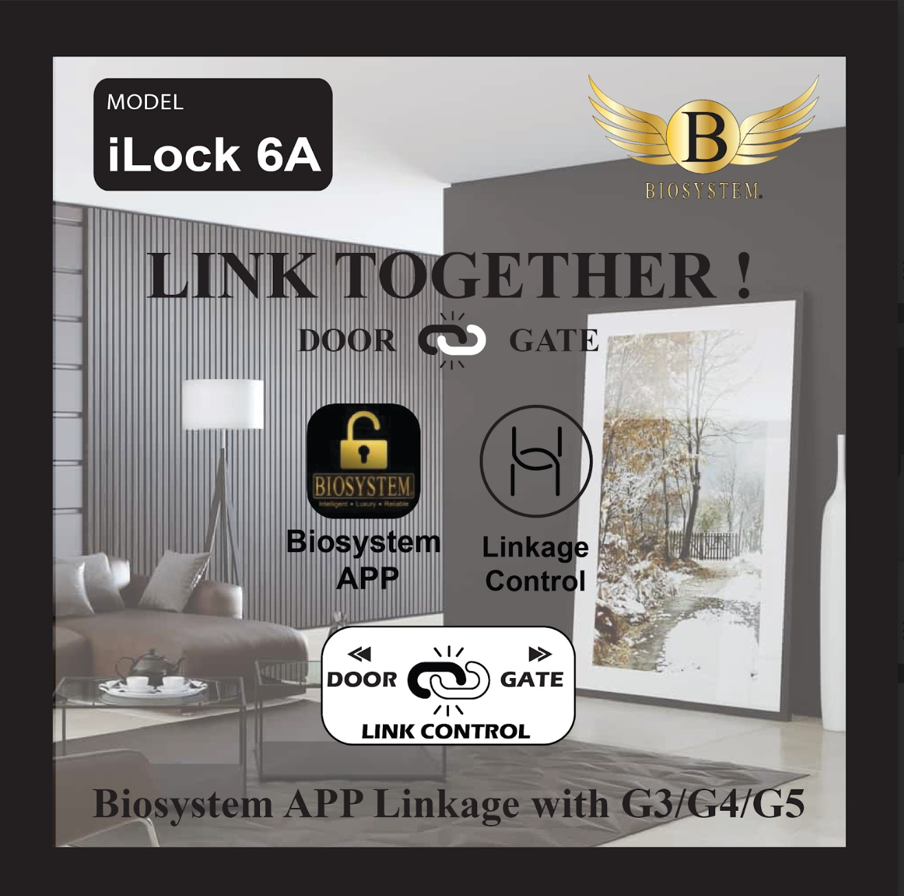 Biosystem iLock 6 series Digital Door Lock [Evergreen Stationery]-Smart-Living
