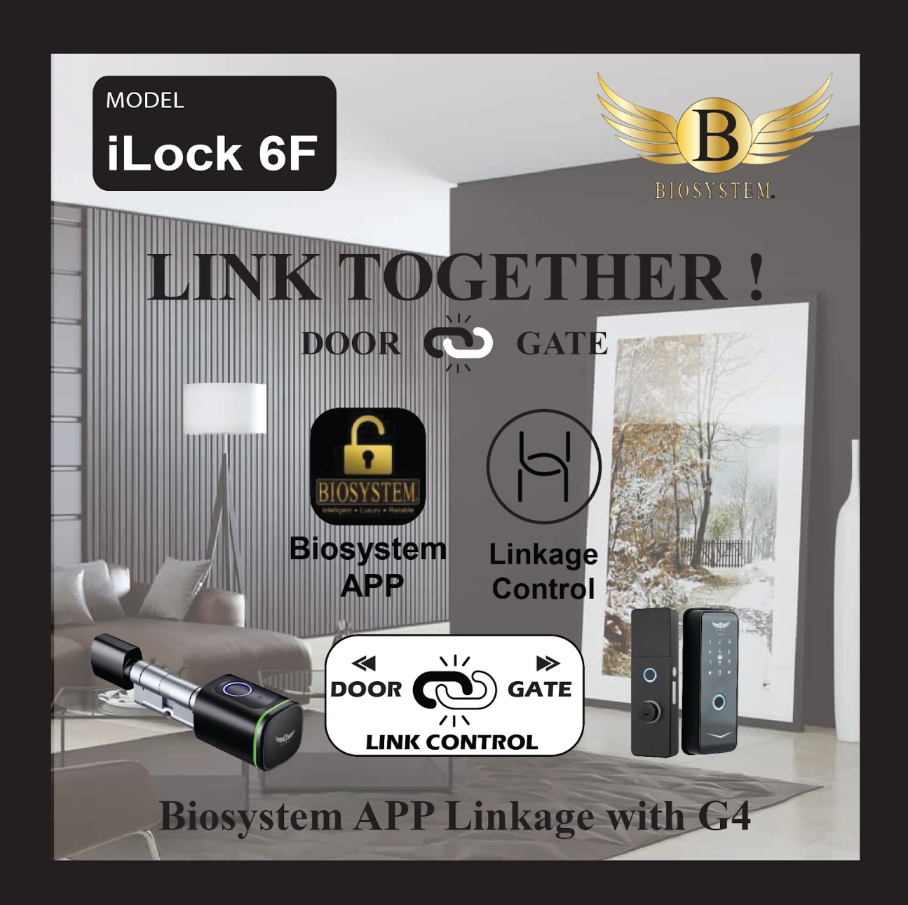 Biosystem iLock 6 series Digital Door Lock [Evergreen Stationery]-Smart-Living