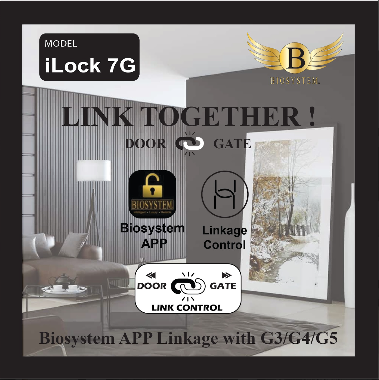 Biosystem iLock 7 series Digital Door Lock-Smart-Living