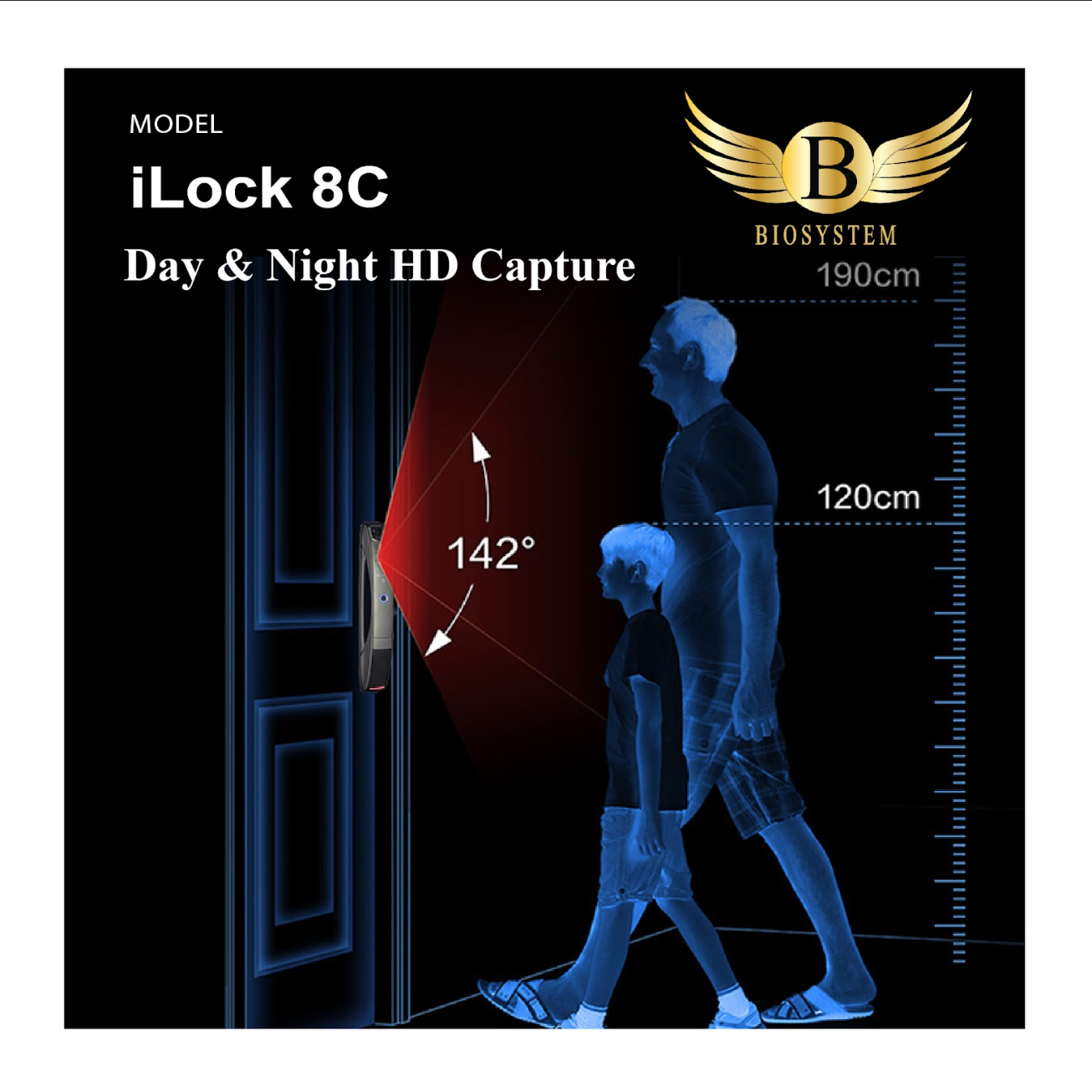 Biosystem iLock 8 series Digital Door Lock-Smart-Living