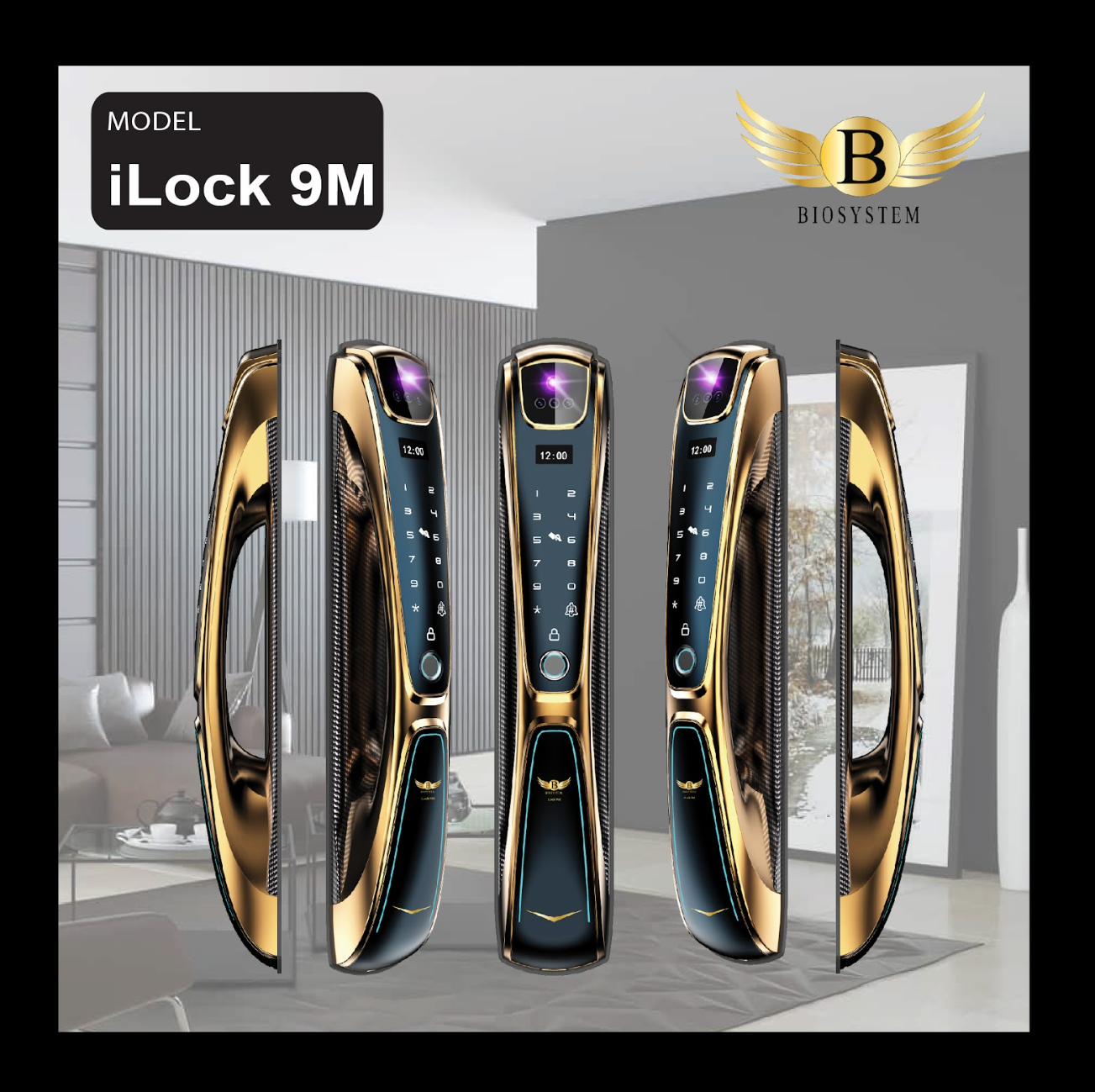 Biosystem iLock 9 series Digital Door Lock-Smart-Living