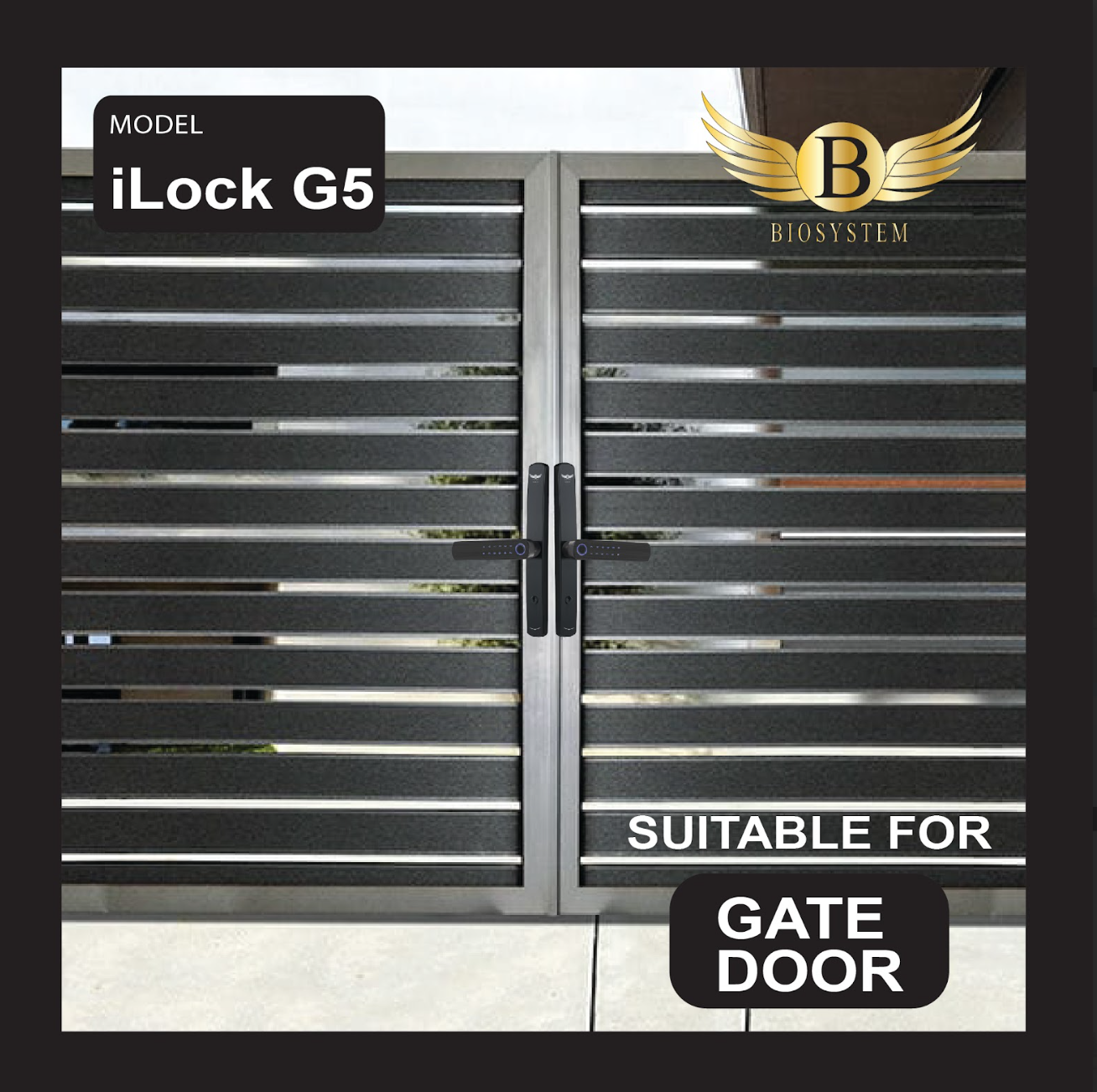 Biosystem iLock Gate series Digital Door Lock-Smart-Living