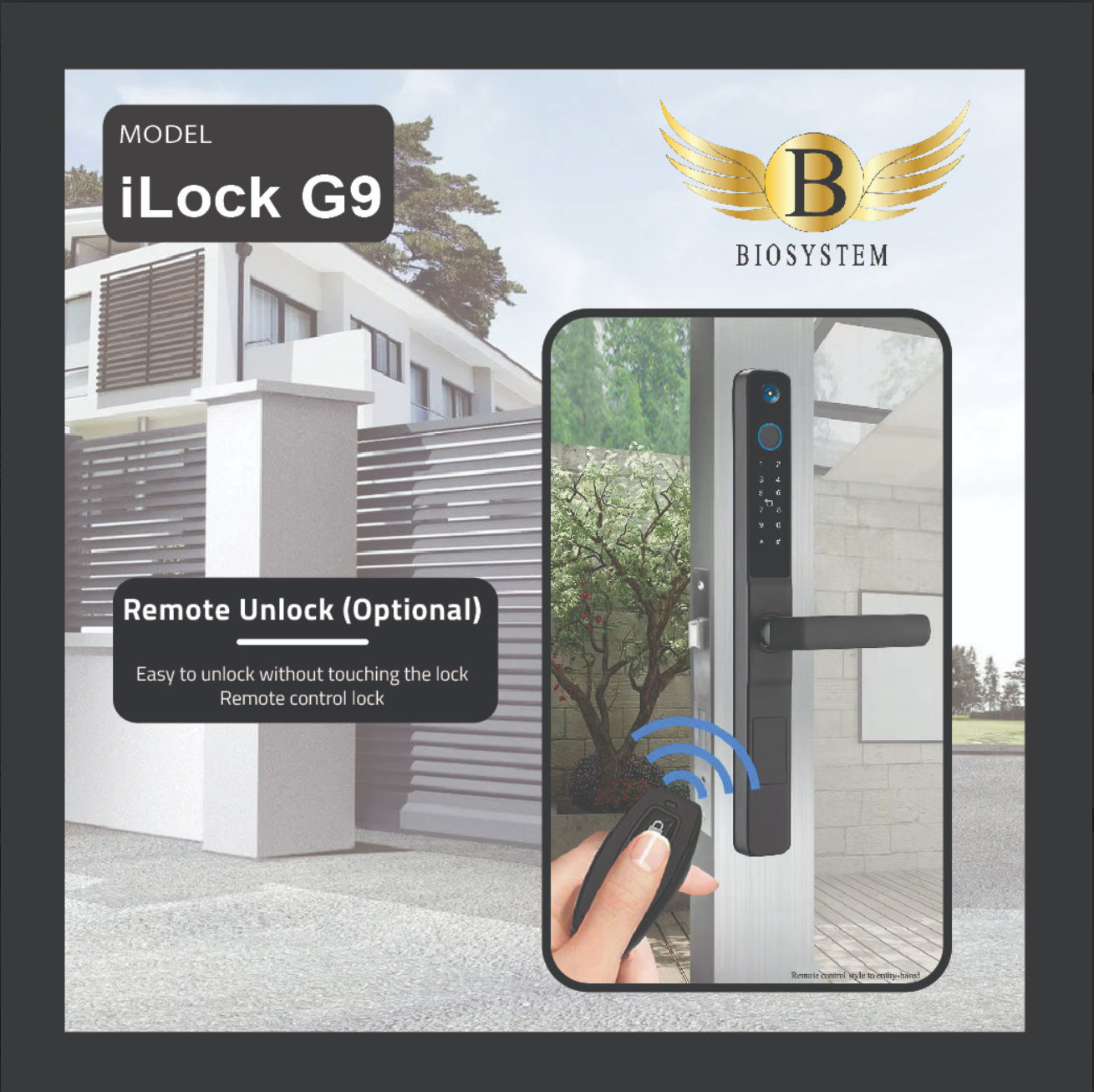Biosystem iLock Gate series Digital Door Lock-Smart-Living