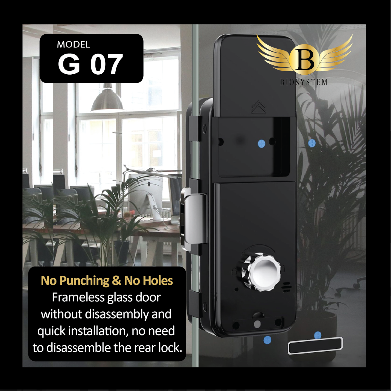 Biosystem iLock G series Digital Door Lock-Smart-Living
