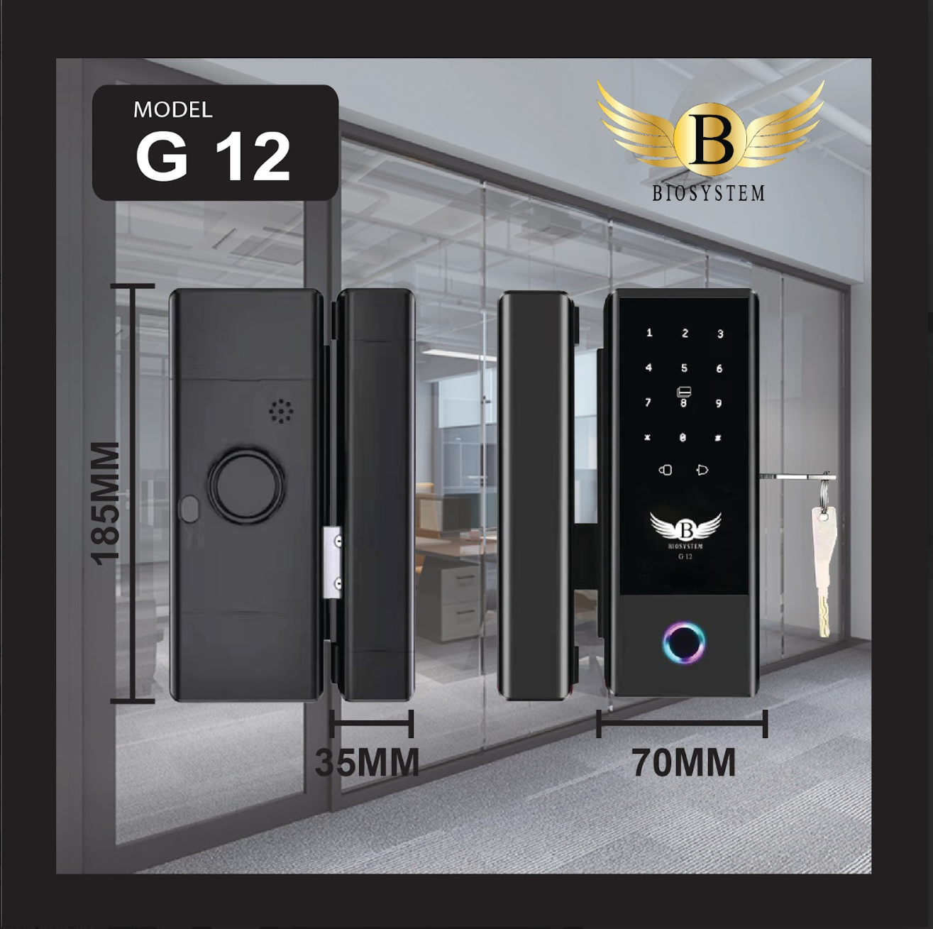 Biosystem iLock G series Digital Door Lock-Smart-Living