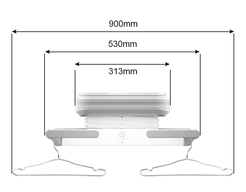 OCEAN OASIS Intelligent hanger SG-TX-120-35-A-Smart-Living
