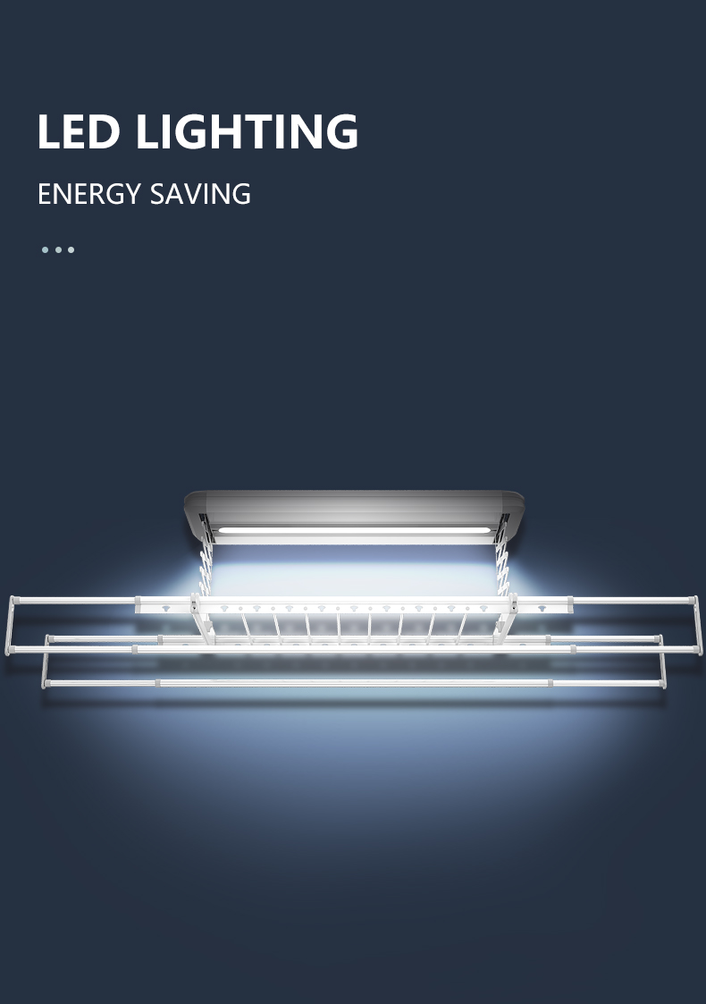 OCEAN OASIS SMART LAUNDRY RACK SG-YG-130-50-AS-Smart-Living