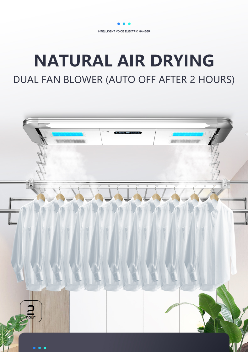OCEAN OASIS SMART LAUNDRY RACK SG-TS-130-35-AS-Smart-Living