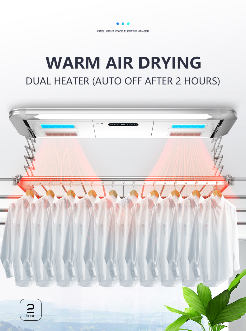 OCEAN OASIS SMART LAUNDRY RACK SG-TS-130-35-AS-Smart-Living