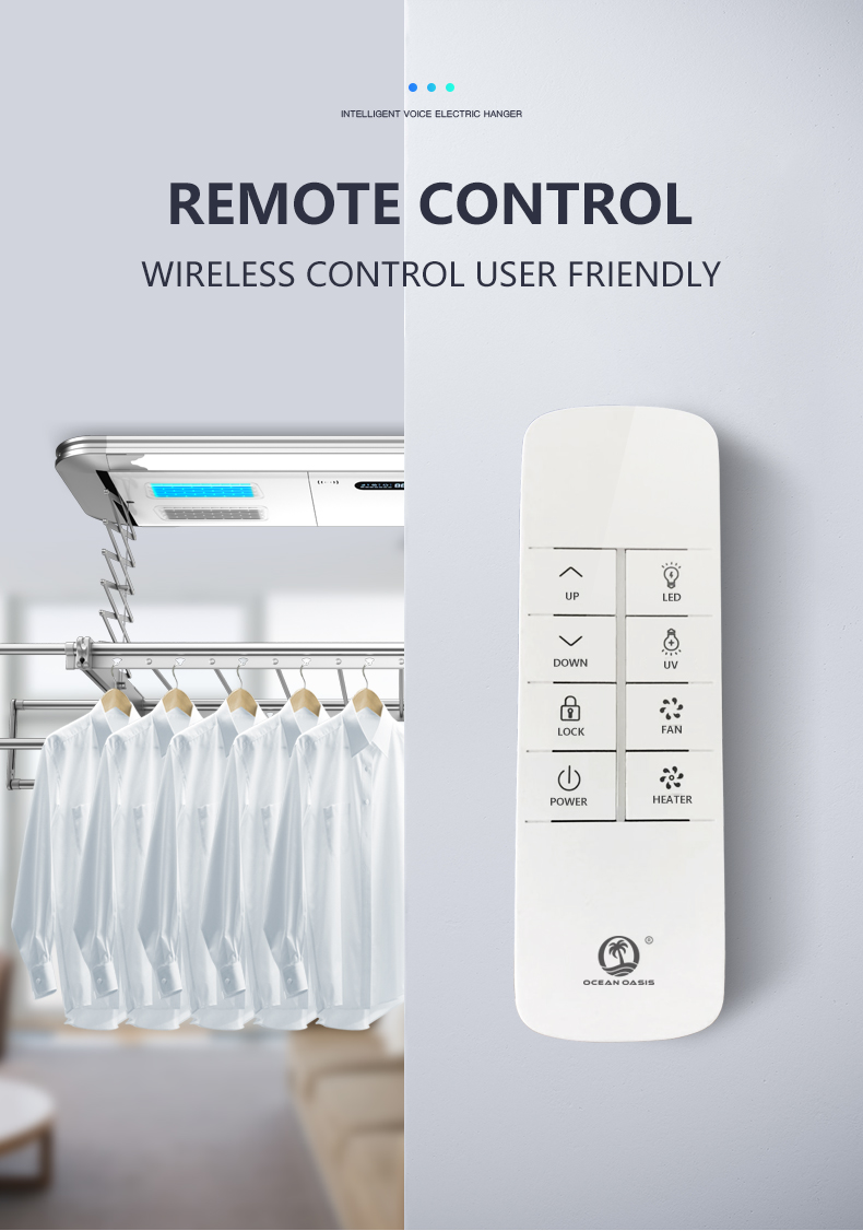 OCEAN OASIS SMART LAUNDRY RACK SG-TS-130-35-AS-Smart-Living