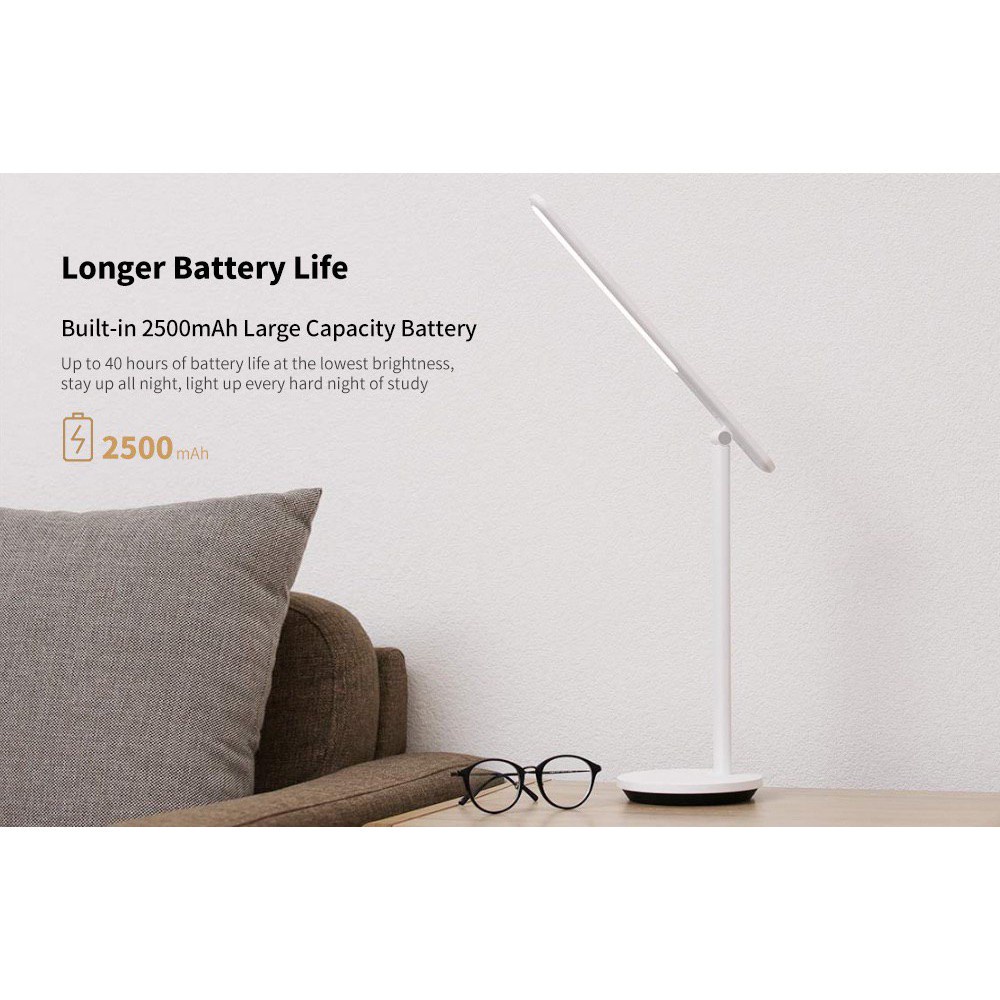 Yeelight Z1 Pro Table Lamp, Folding LED Lamp, USB-C Rechargeable, 200 Lumens, Built-in 2500mAh-Smart-Living