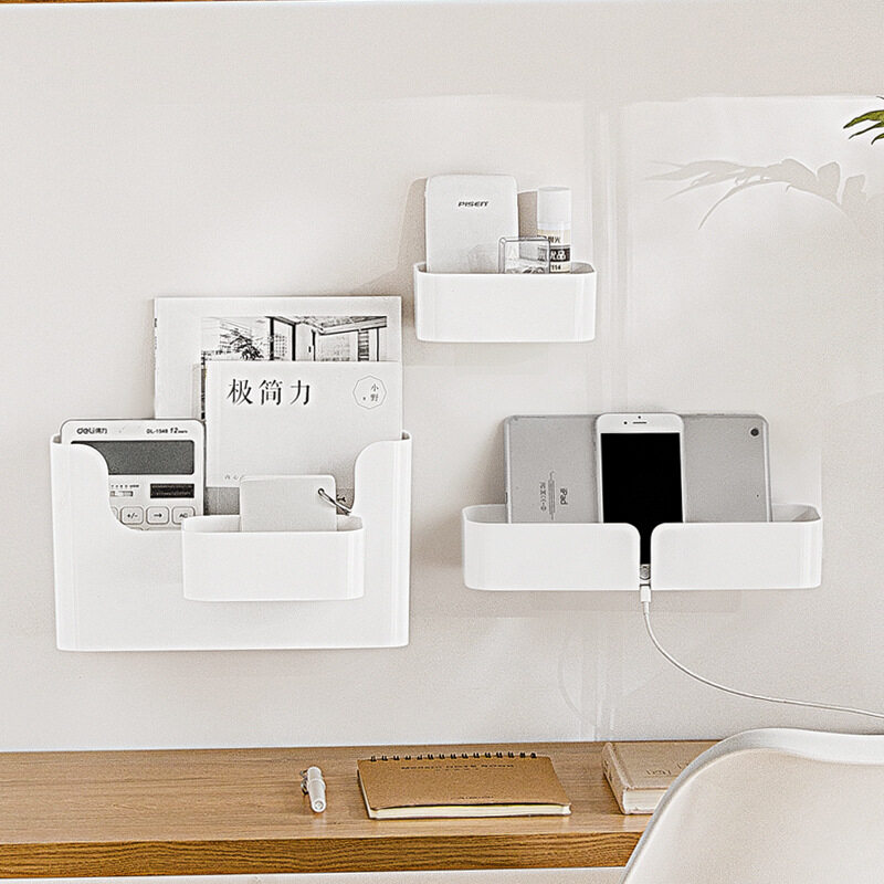Smart-Living Household Multi-Purpose adhesive Wall-Mounted Living/Bath room Smartphone Storage Box -NC -A0204-Smart-Living