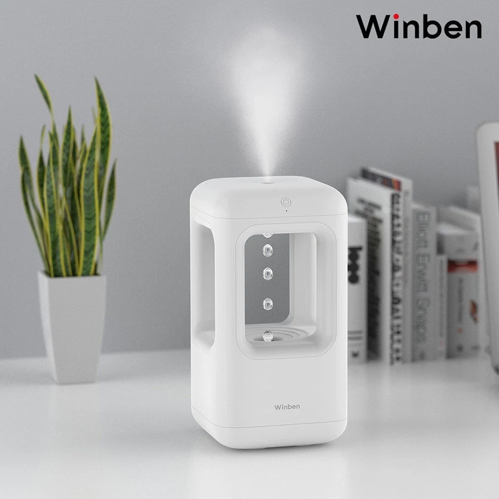 Winben Anti Gravity Water Drop Air Humidifier with LED Ambiance Backlight-Smart-Living