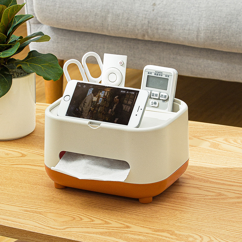 Smart-Living Home Compact Living Room Desktop Multi-Functional Tissue Storage Box  -NC -A0582-Smart-Living