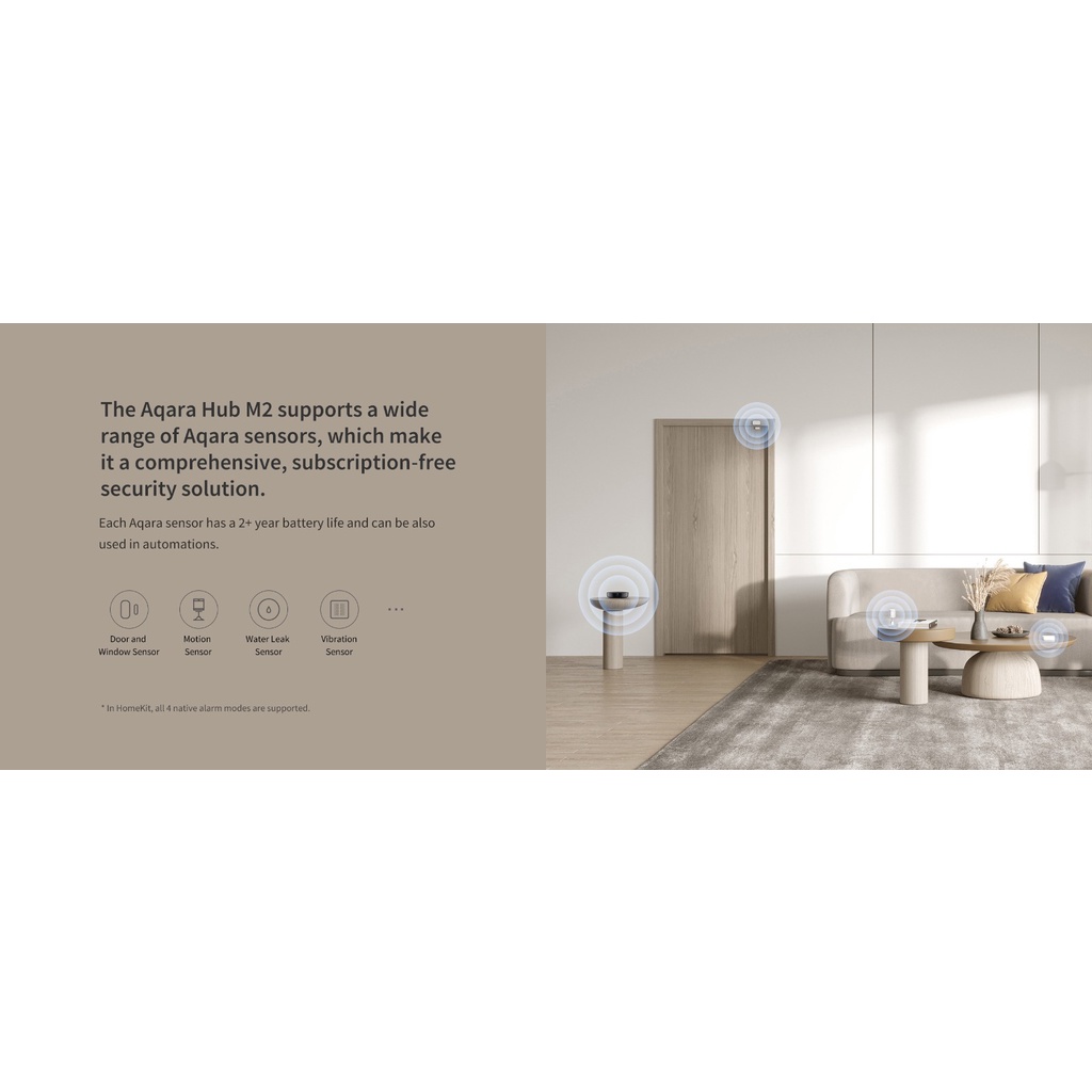 Aqara Hub M2 - 1 Year Local Warranty - Compatible with HomeKit, Alexa, Google Assistant, Mi Home etc. -2nd* -AQA-Smart-Living