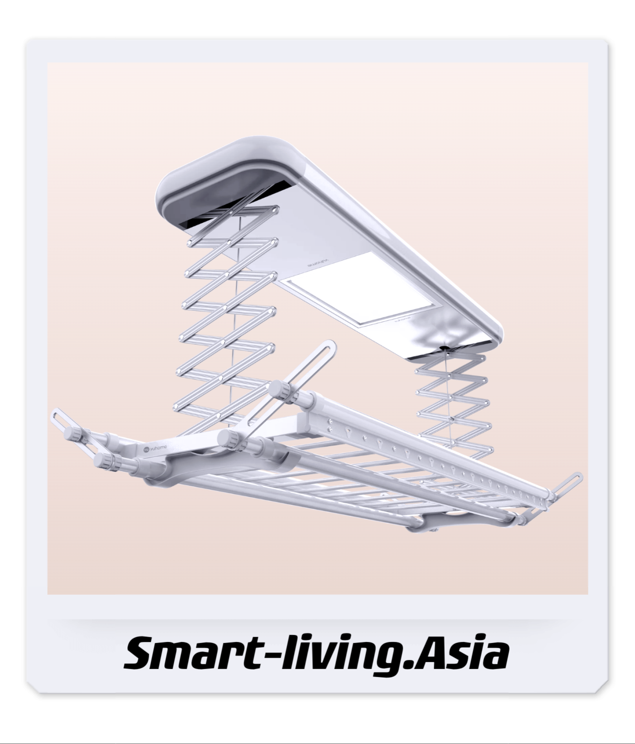 YU HOME Automated Laundry Rack System (Model: BASIC) - Smart Auto Laundry Rack with Safety Detector and Auto-lifting to relief housework burden, Local quality product, Onsite warranty cover with great customer services-Smart-Living