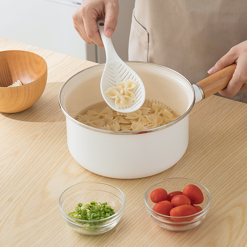 Smart-Living Household Kitchen Fish-Shaped Non-Stick Draining Vertical-stand Rice Soup Spoon -NC -A0197-Smart-Living