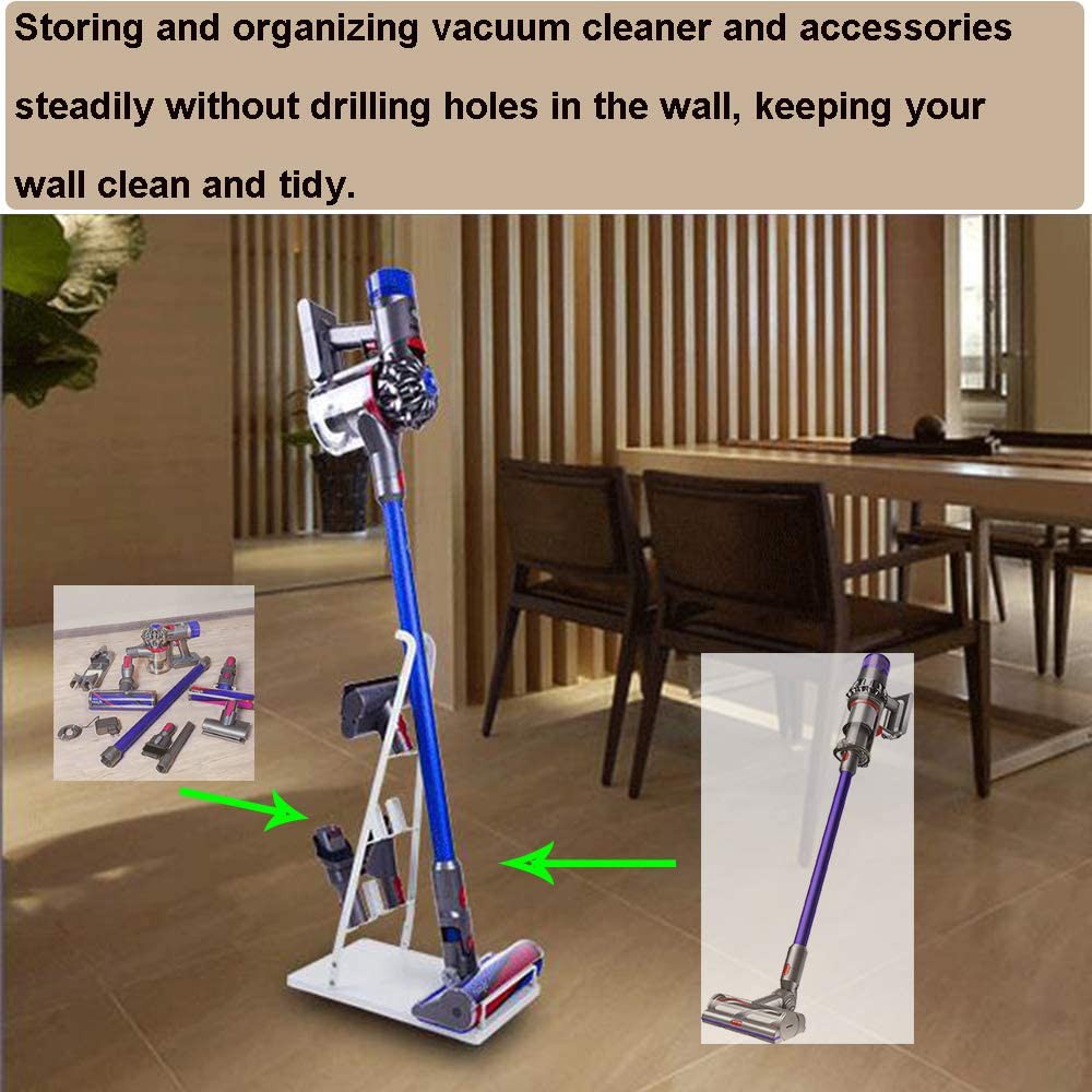 Universal Vacuum Stand with 6/3 Holder Storage Rack Support-Smart-Living