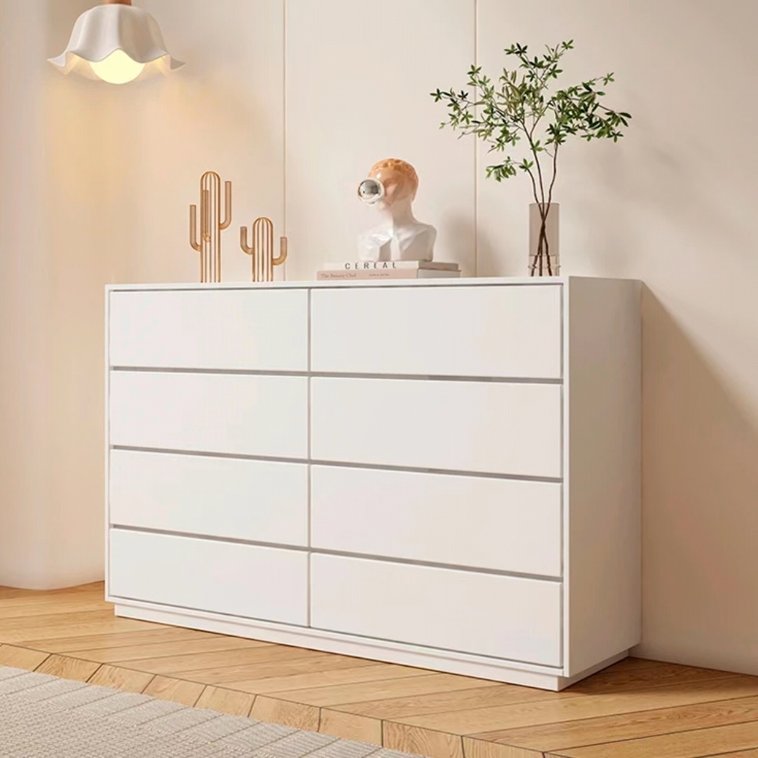 New Solid Wood Bucket Cabinet Bedroom Storage Cabinet 3 Bucket Cabinet 6 Bucket Cabinet 8 Bucket Cabinet Multi functional Solid Wood Storage Cabinet-Smart-Living