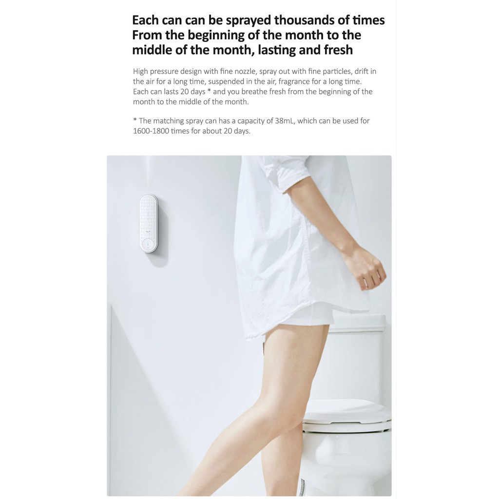 Deerma PX830/PX831 Sliding Type Automatic Aroma Diffuser Wall-mounted Portable Perfume Sprayer With 1/3 Refills-Smart-Living