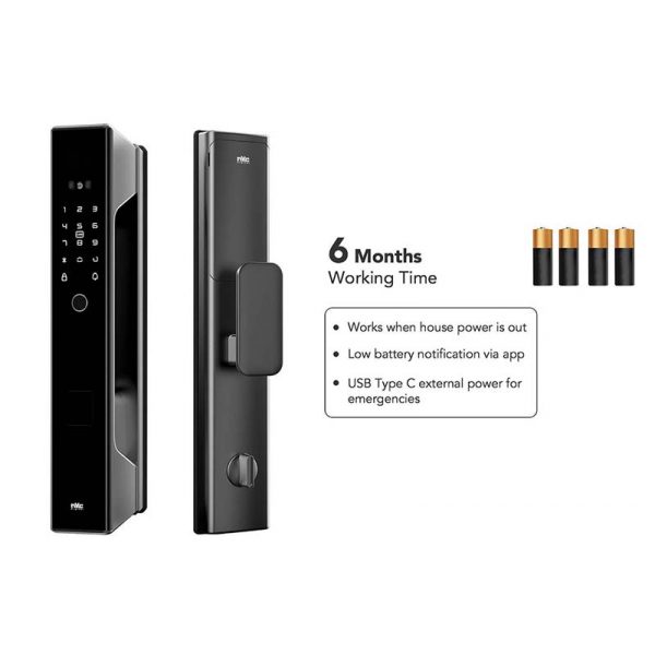 NVC Digital P300 Smart facial recognition digital door lock -2nd-Smart-Living