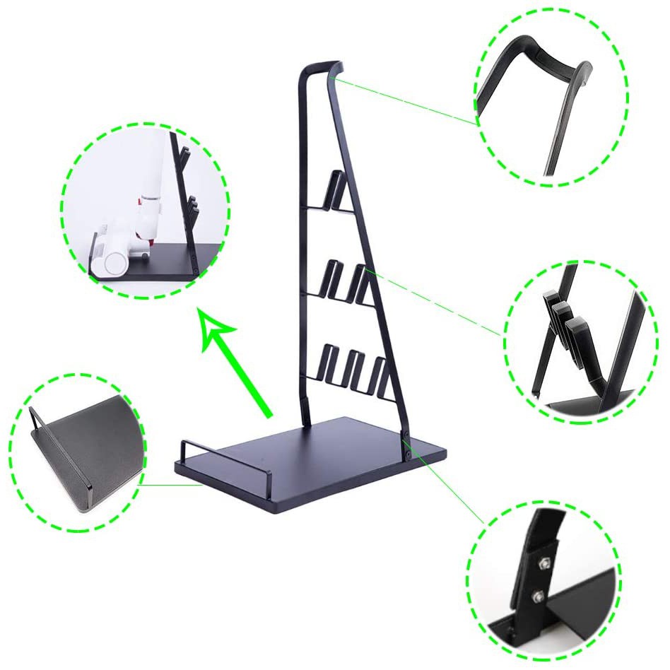 Universal Vacuum Stand with 6/3 Holder Storage Rack Support-Smart-Living