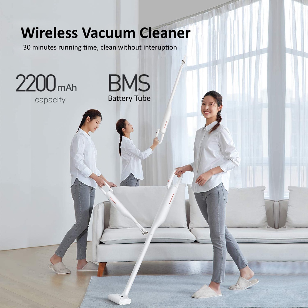Deerma VC01/VC01 Max Lightweight Cordless Stick Handheld Vacuum Cleaner 8500Pa /1200Pa Powerful Suction 100W-Smart-Living