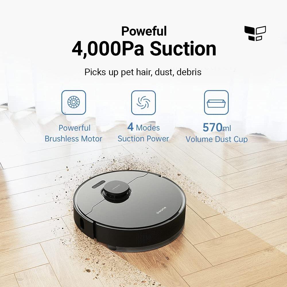 [2 YEARS WARRANTY]  Dreame L10 Pro Robot Vacuum and Mop | 4,000Pa Suction | 570ml Dust Tank-Smart-Living