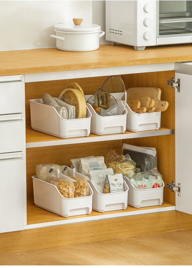 Smart-living Kitchen Drawer-Type Snack Pantry Condiment Cabinet Shelf Storage Basket -NC -A0402-03-Smart-Living