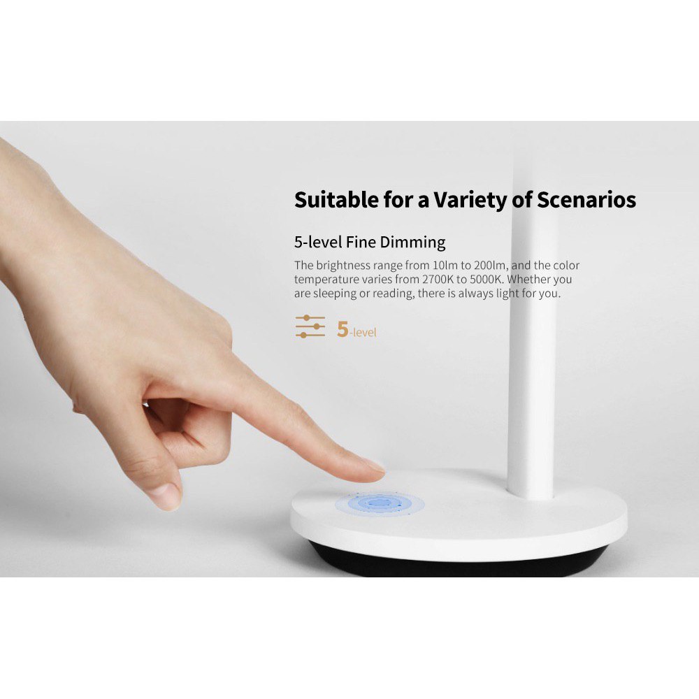 Yeelight Z1 Pro Table Lamp, Folding LED Lamp, USB-C Rechargeable, 200 Lumens, Built-in 2500mAh-Smart-Living