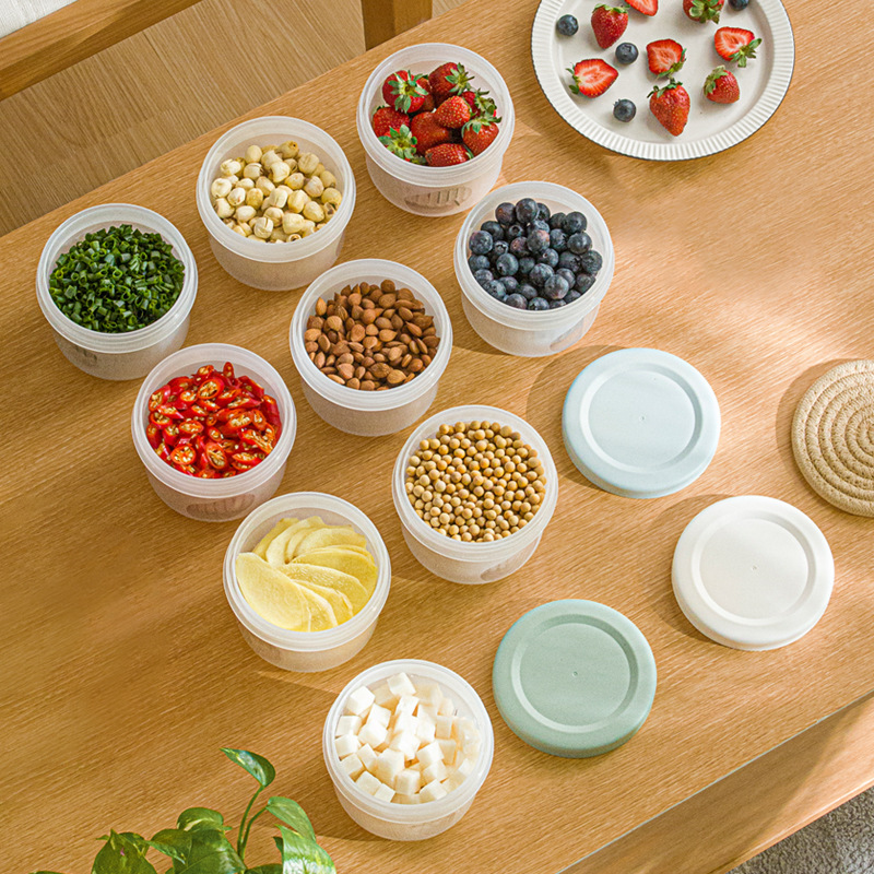 Smart-Living household refrigerator seasoning food transparent sealed bowl/storage box with strainer -A0428-S -5th** -NC-Smart-Living