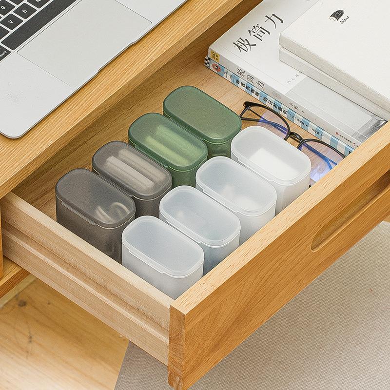 Nachuan data cable organizer portable cable winding headphone cable charger storage box with lid drawer organizer-Smart-Living
