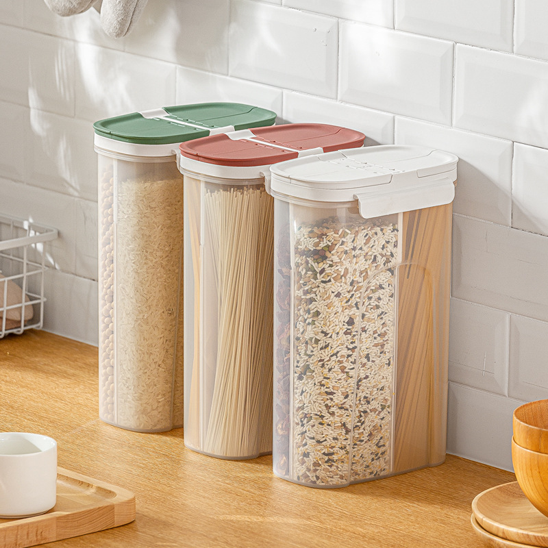 Smart-living 4 compartment dry food goods snacks preservation kitchen storage box/tupperware -A0420 -5th** -NC-Smart-Living