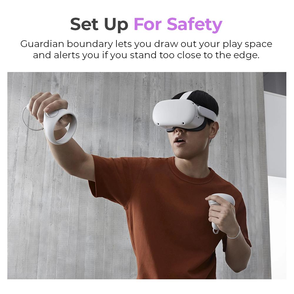 Meta Quest 2 / Oculus Quest 2 VR Advanced All In One Virtual Reality Headset Complete Set (128GB/ 256GB)-Smart-Living