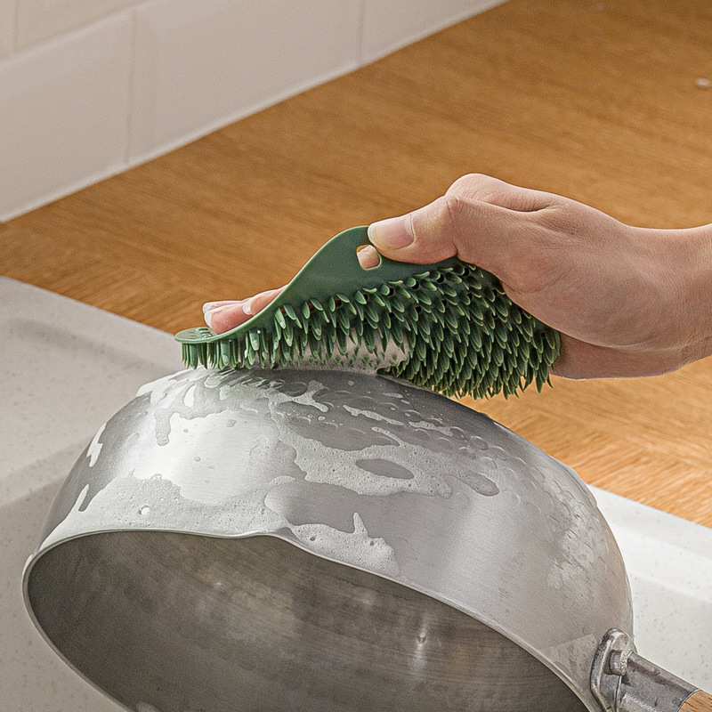 Smart-living Kitchen household multi purpose dish pot pan silicone cleaning brush pad -A0430 -NC-Smart-Living